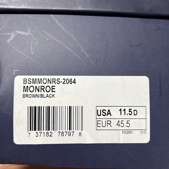 NEW Men’s Ben Sherman Monroe Brown Suede Leather Chukka Boots Size 11.5D - Picture 10 of 11